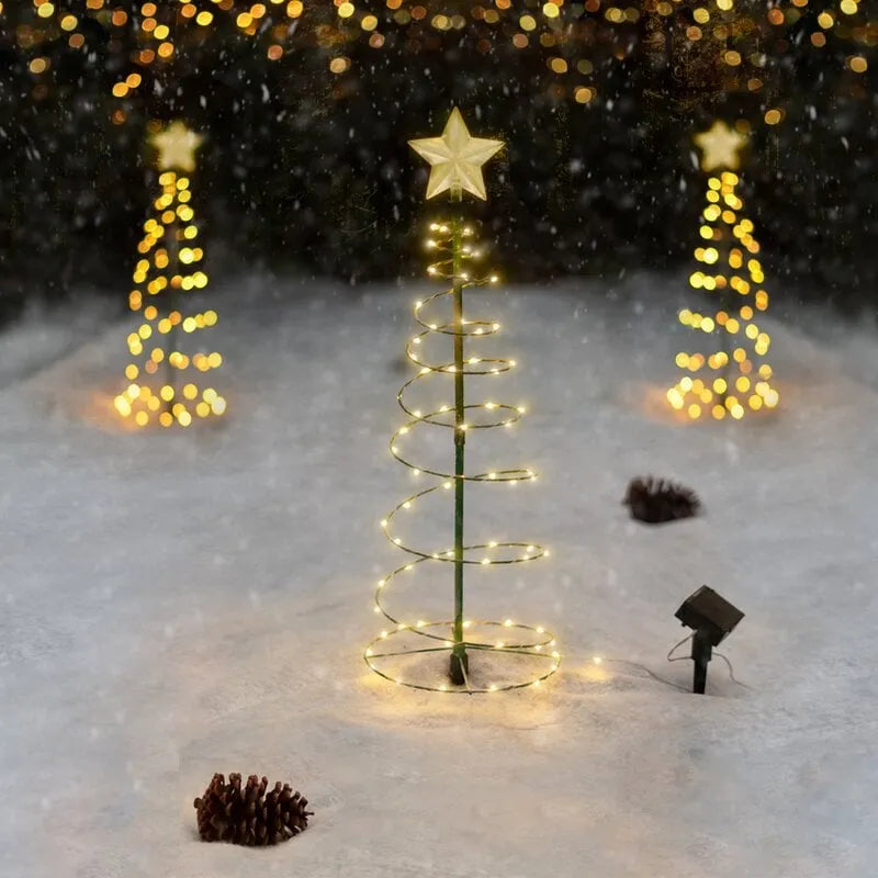 🎄 Solar LED Christmas Tree Decoration String Lights