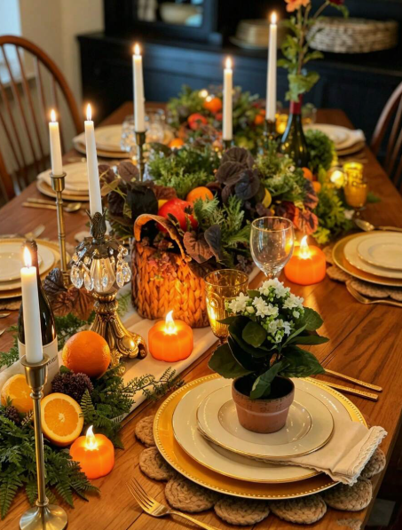 12pc Pumpkin Flameless LED Tea Light Candles (Battery Operated), Halloween Pumpkin Tea Lights, Autumn Decor, Harvest Festival Table Decoration Lights, Suitable For Home Dining Table