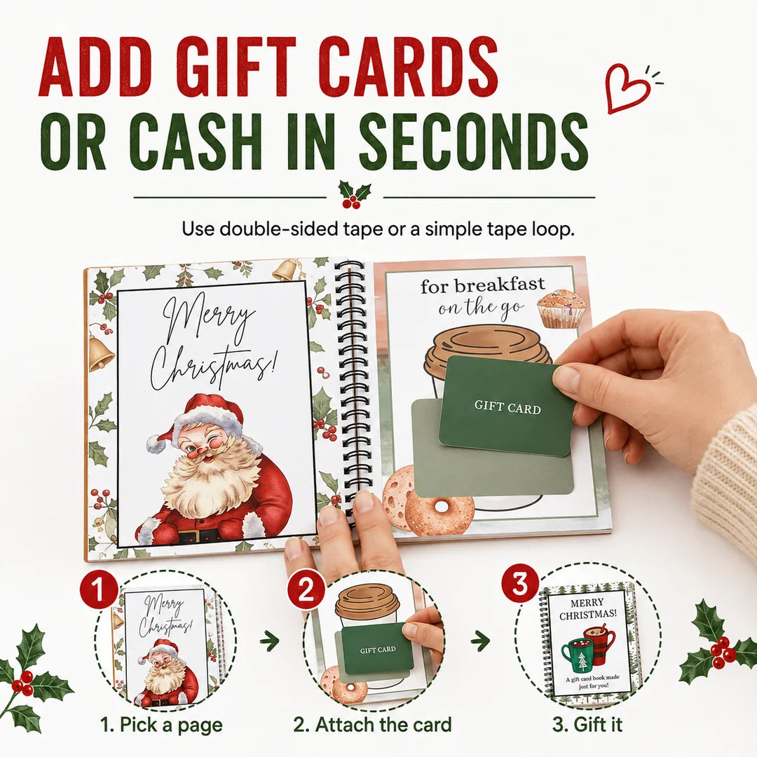 🔥Christmas Gift Card Book