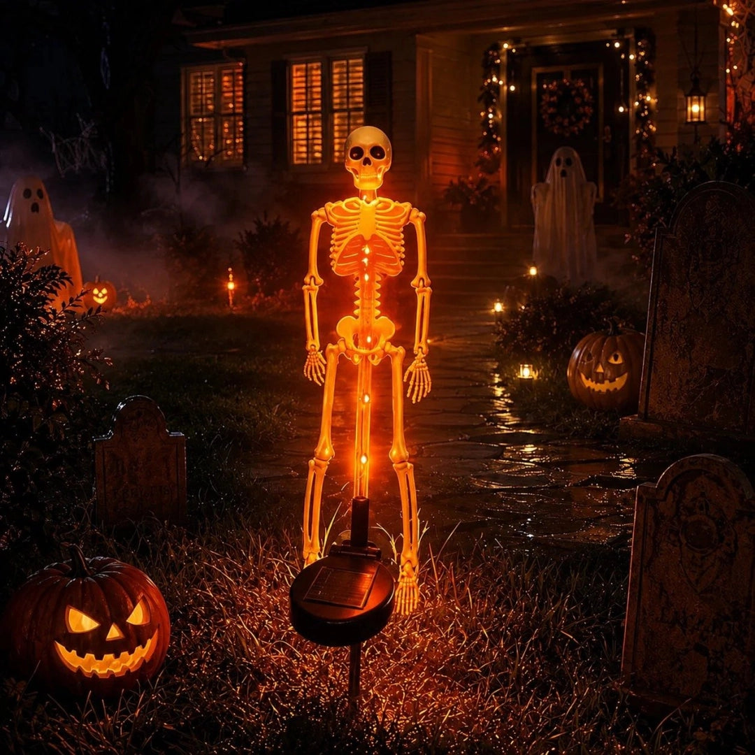 👻Solar Skeleton YardStake