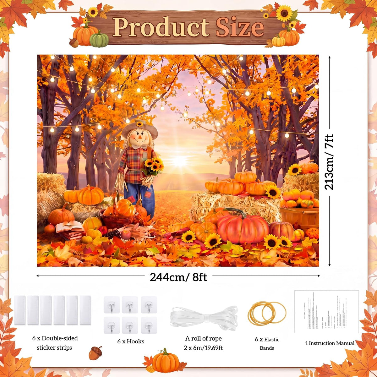 Customizable Halloween Garage Door Cover Banner, Large Outdoor Garage Backdrop, Spooky Halloween Party Photo Background, Home Wall Window Holiday Decor